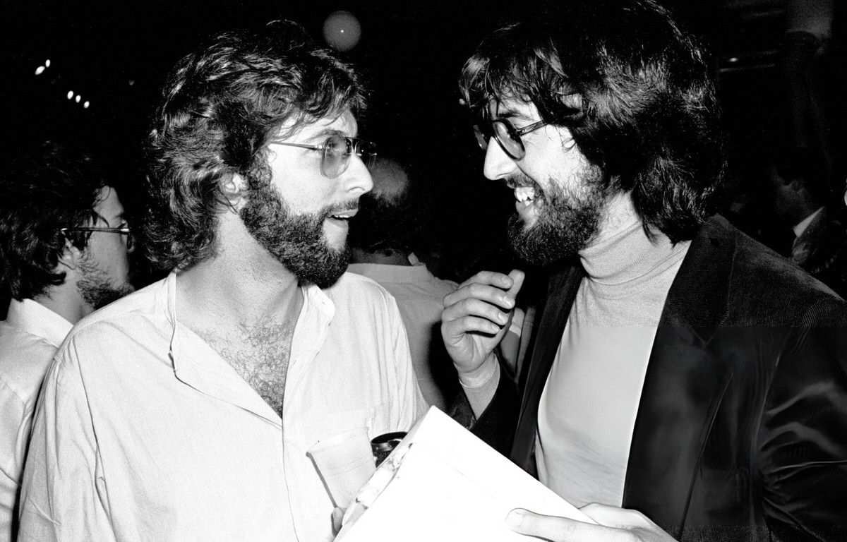 Stephen Bishop And John Landis At The Village Gate Nightclub, 1978.