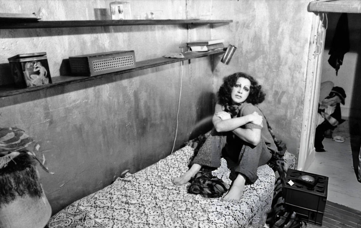 Holly Woodlawn In Her Greenwich Village Apartment, 1970.