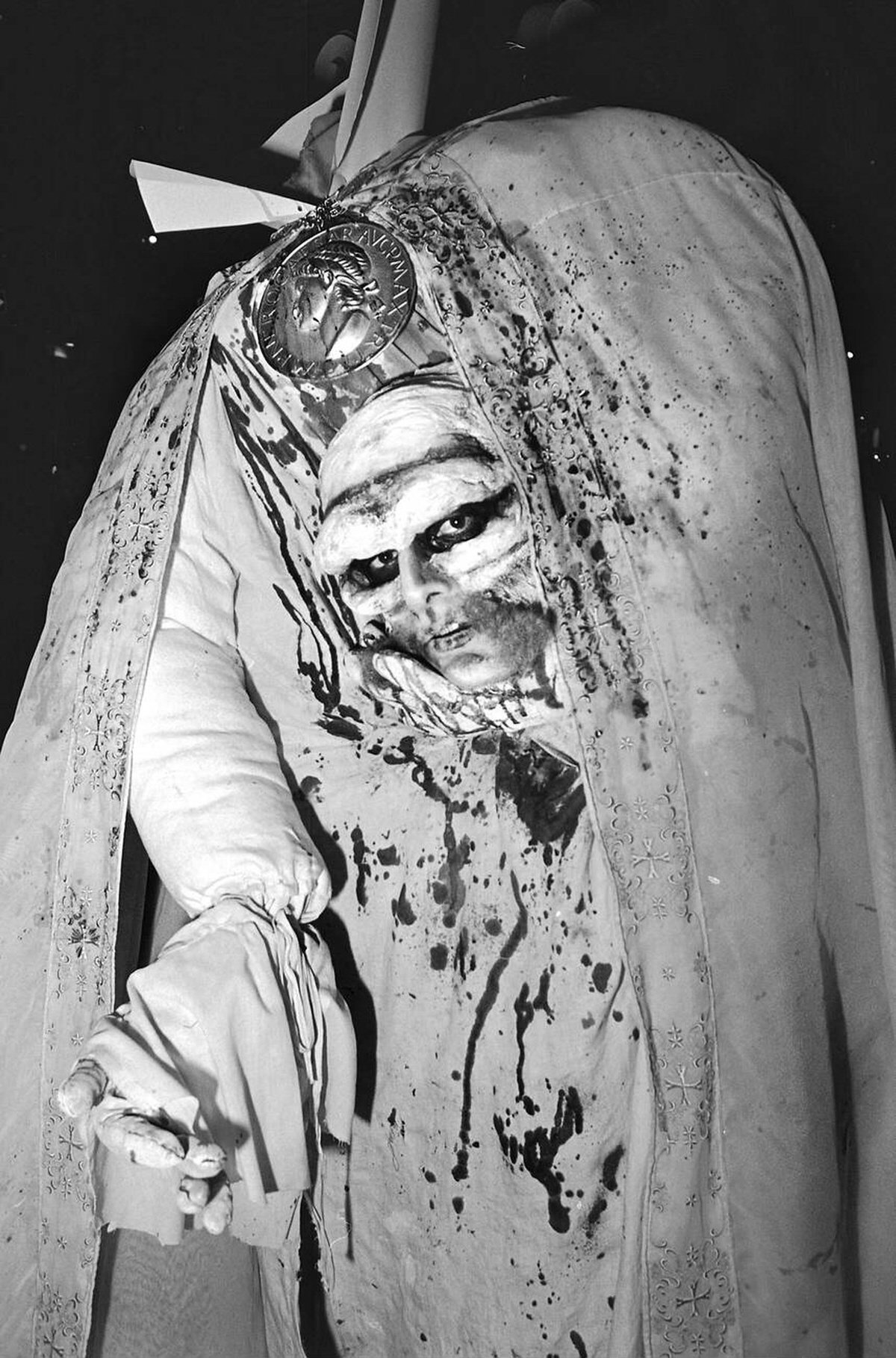 Headless Zombie Costume At The Village Halloween Parade, New York, 1983.
