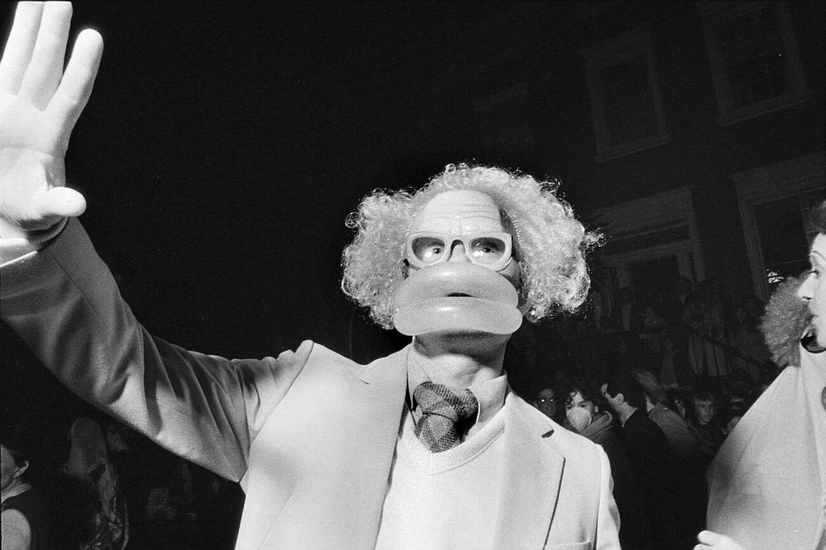 Participants At The Village Halloween Parade, New York, 1983.
