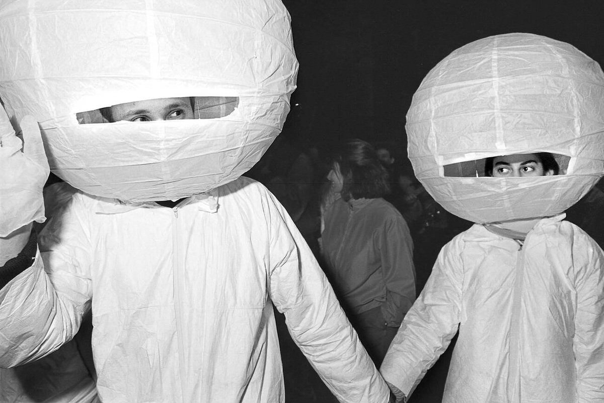 Participants At The Village Halloween Parade, New York, 1983.