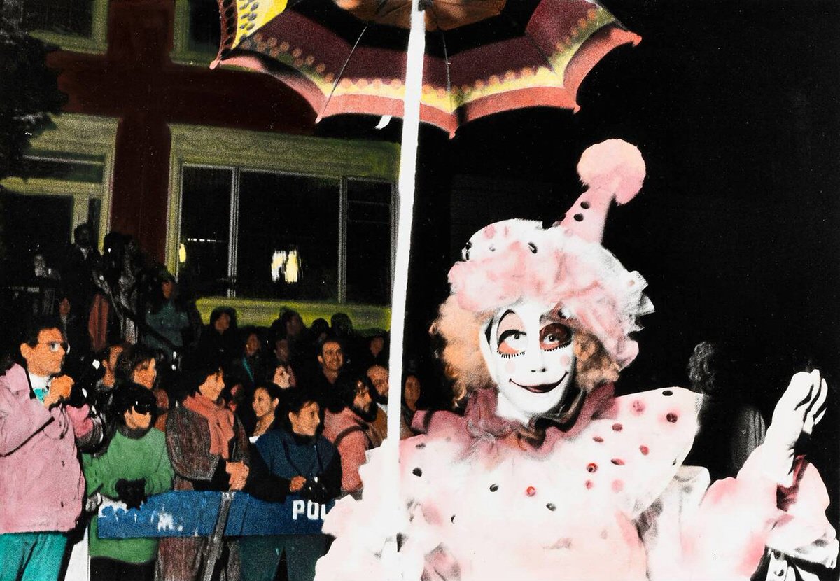 Clown Costume At The Village Halloween Parade, New York, 1983.