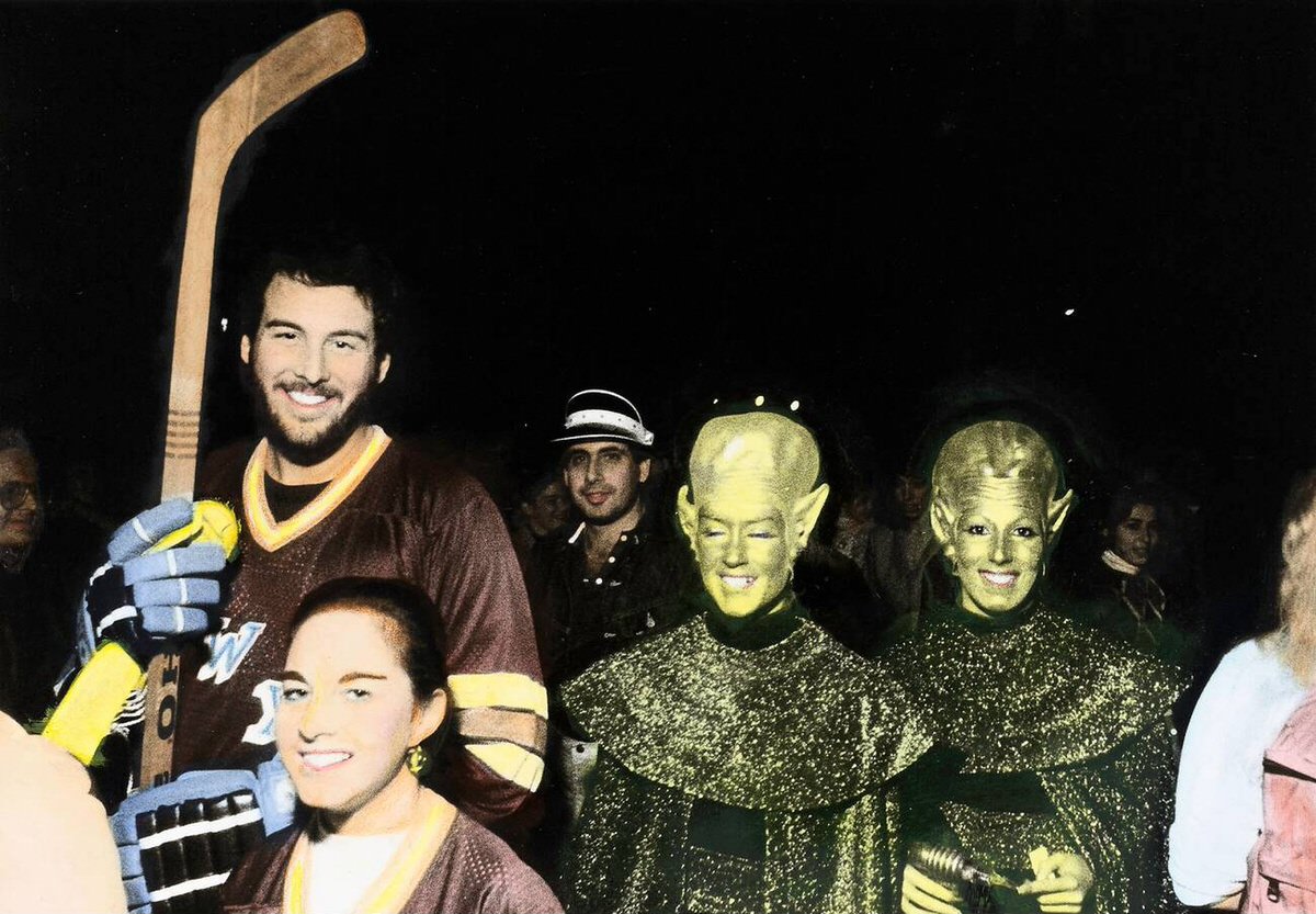 Alien Costume At The Village Halloween Parade, New York, 1983.