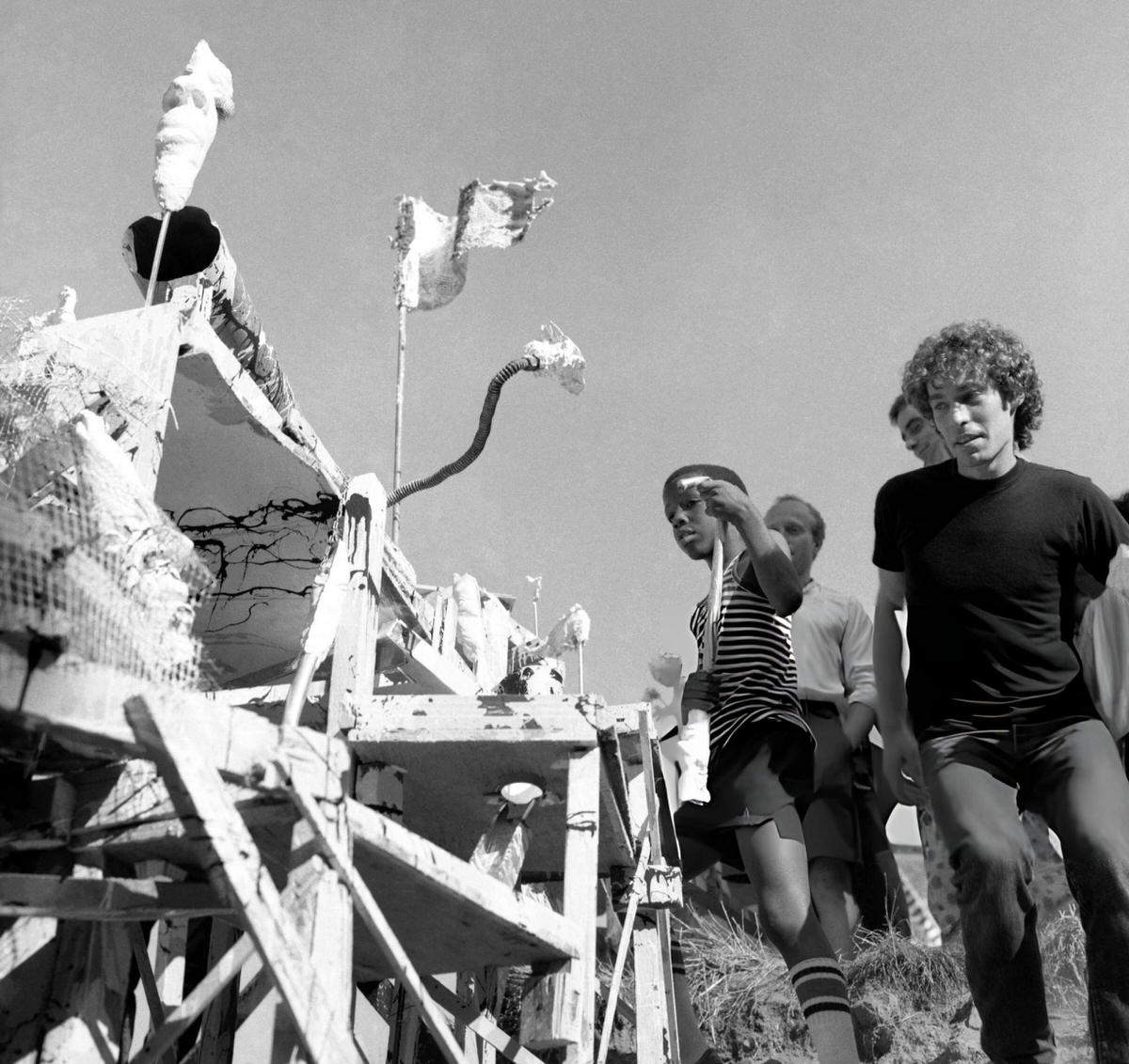 People Using Garbage As Art In The East Village, 1986.