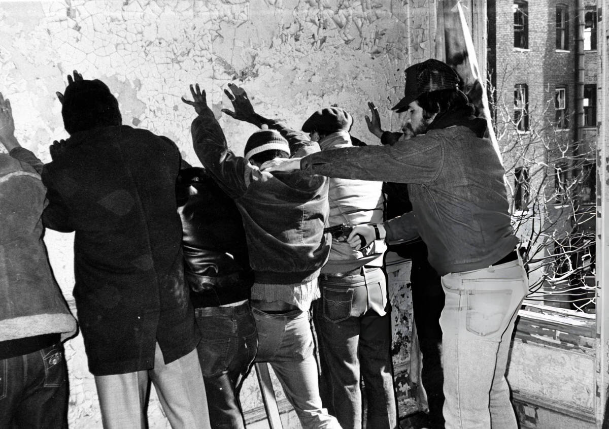 Drug Bust In The East Village, 1980.