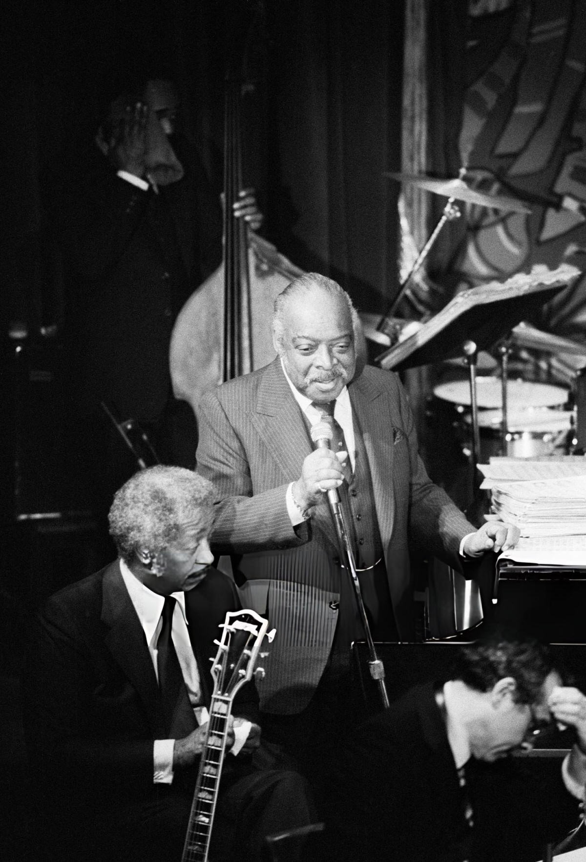 Count Basie Performing At The Village Gate, 1980.