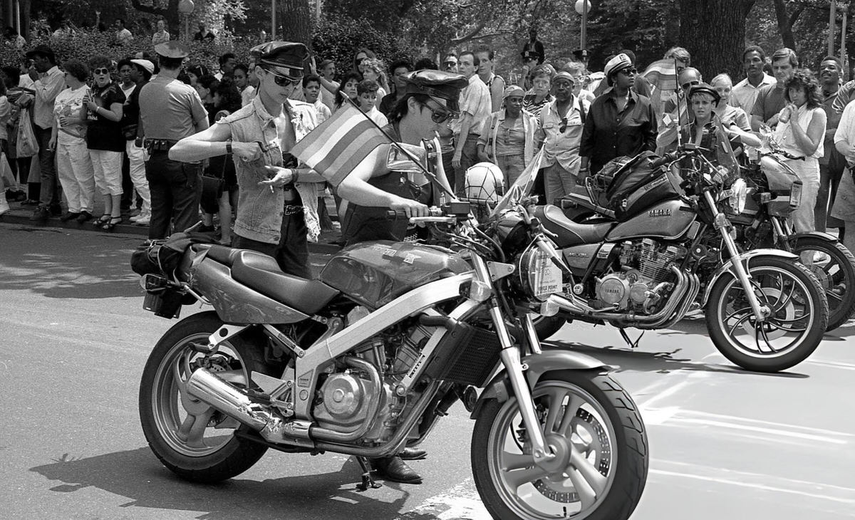 Lgbtq Activists Preparing For The Gay Pride Parade On The 20Th Anniversary Of The Stonewall Riots, 1989.