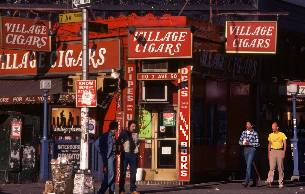 Cigar Boutique In Greenwich Village, 1981.