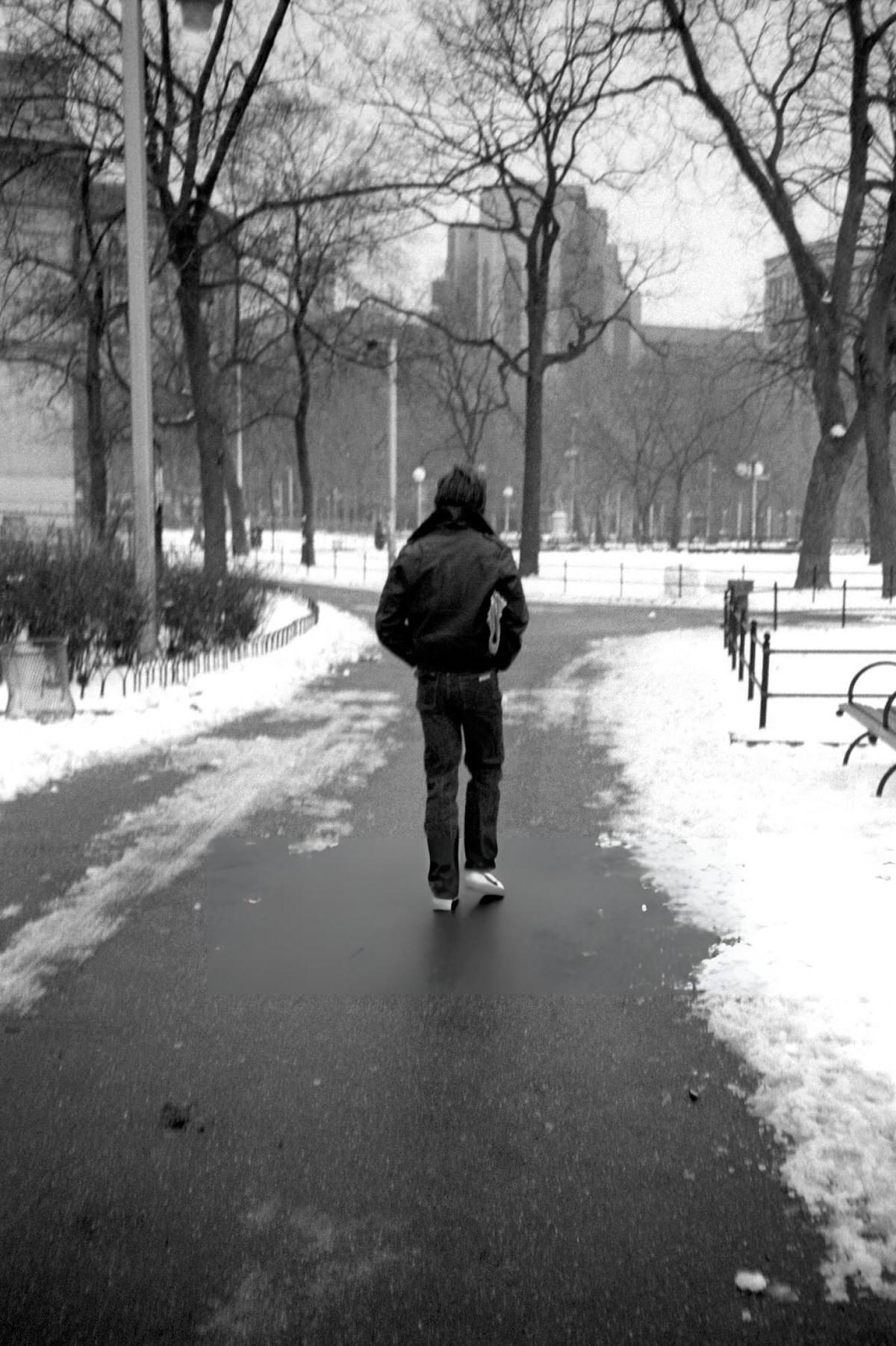 Person In Washington Square Park, 1983.