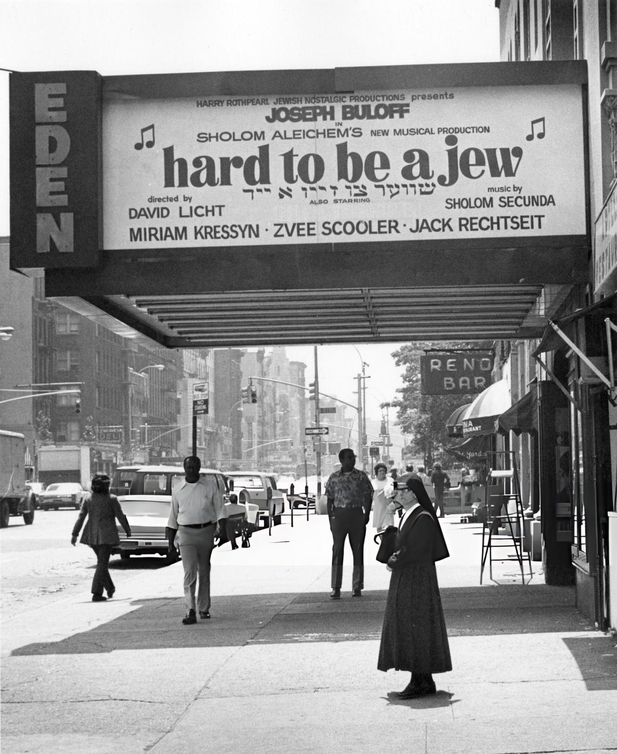 Eden Theater Marquee In The East Village, 1984.