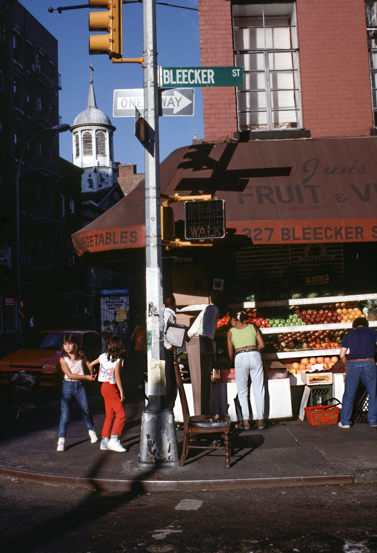 Fruit Stalls At A Greenwich Village Grocery Store, 1988.