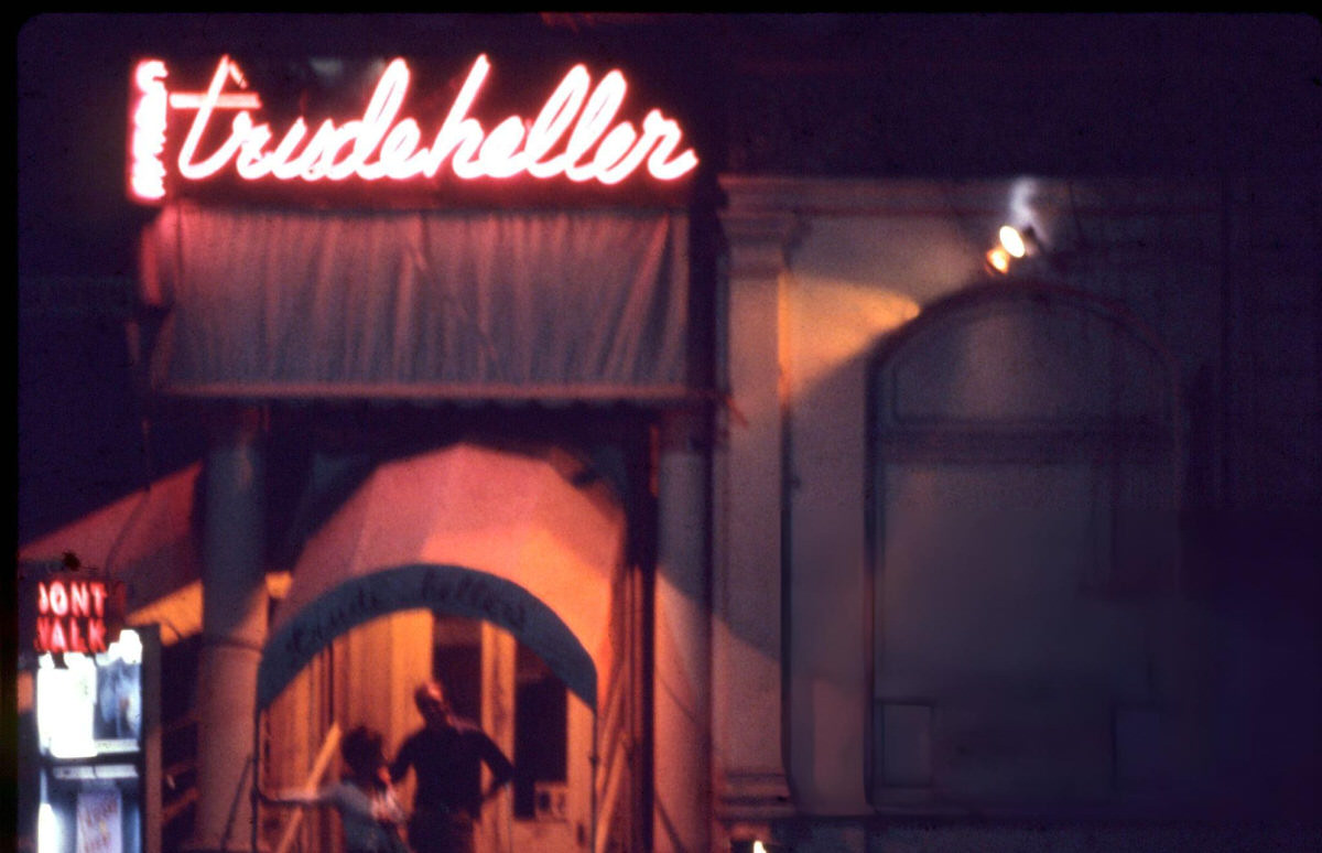 Entrance And Marquee Of Trude Heller'S Nightclub, Greenwich Village, 1980S.