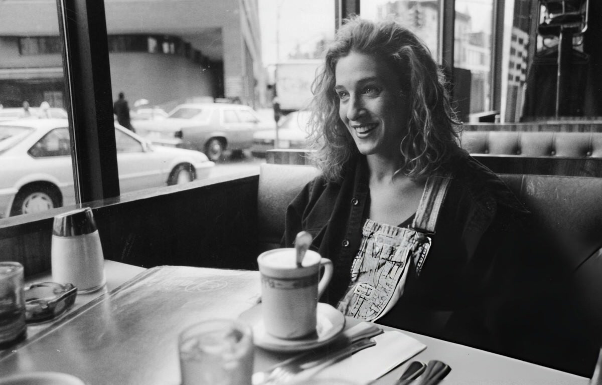 Sarah Jessica Parker Interviewed At Daisy'S Restaurant On Greenwich Avenue, 1991.