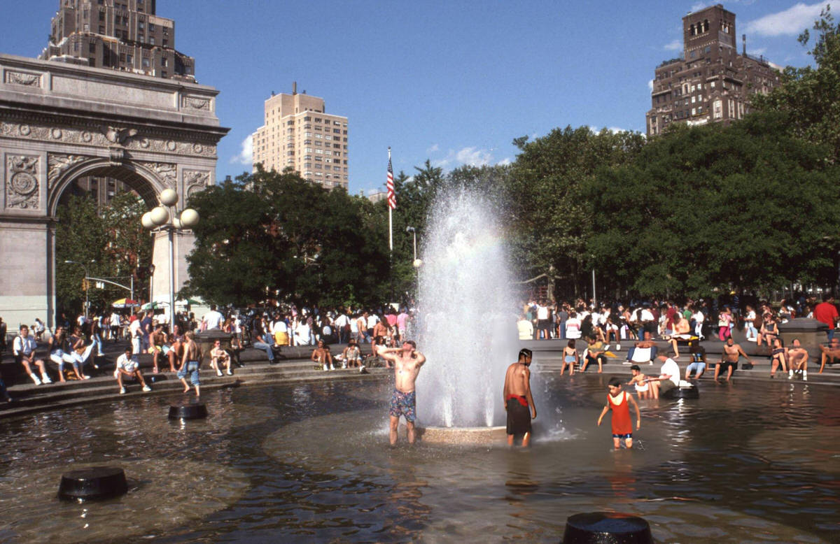 Washington Square Park In Greenwich Village, 1991.