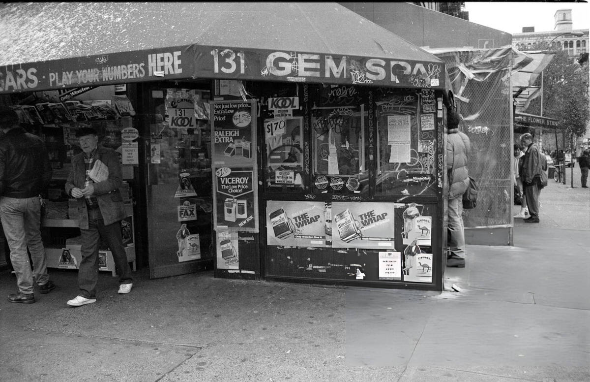Gem Spa Candy Store, New York, 1991.