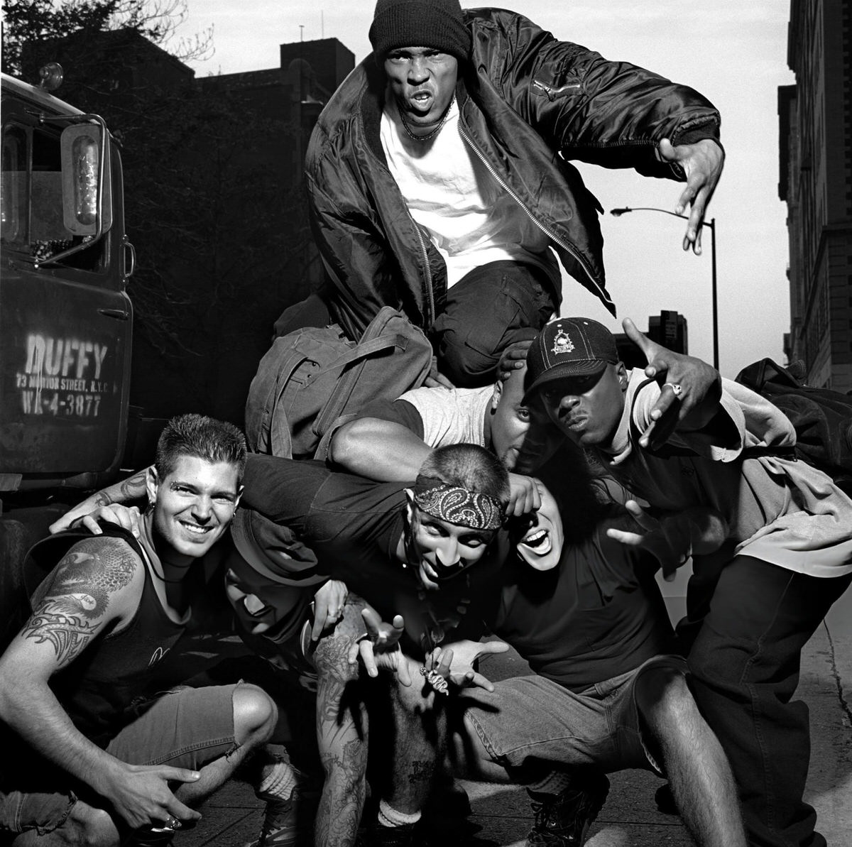 Biohazard And Onyx On A Greenwich Village Street, 1993.