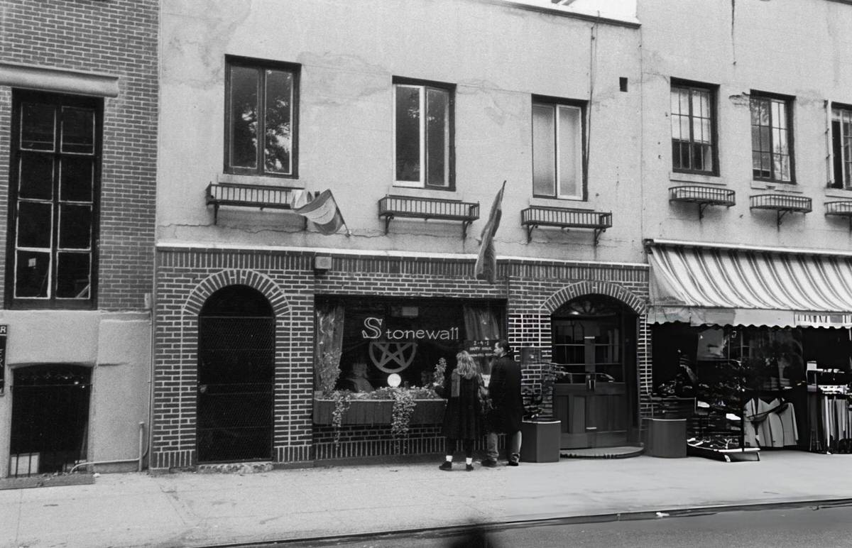 Exterior Of The Stonewall Inn At 53 Christopher Street, 1993.