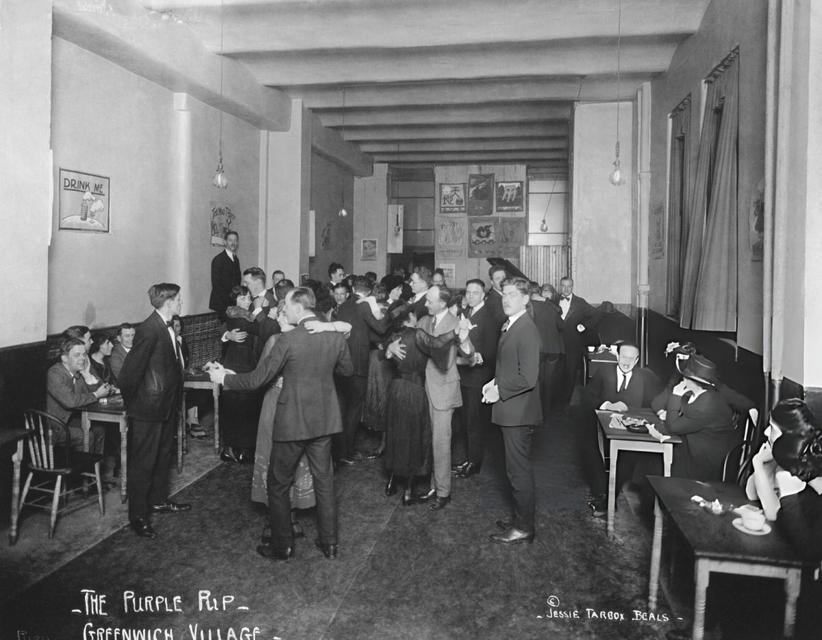 Social Dance At The Purple Pup, New York.