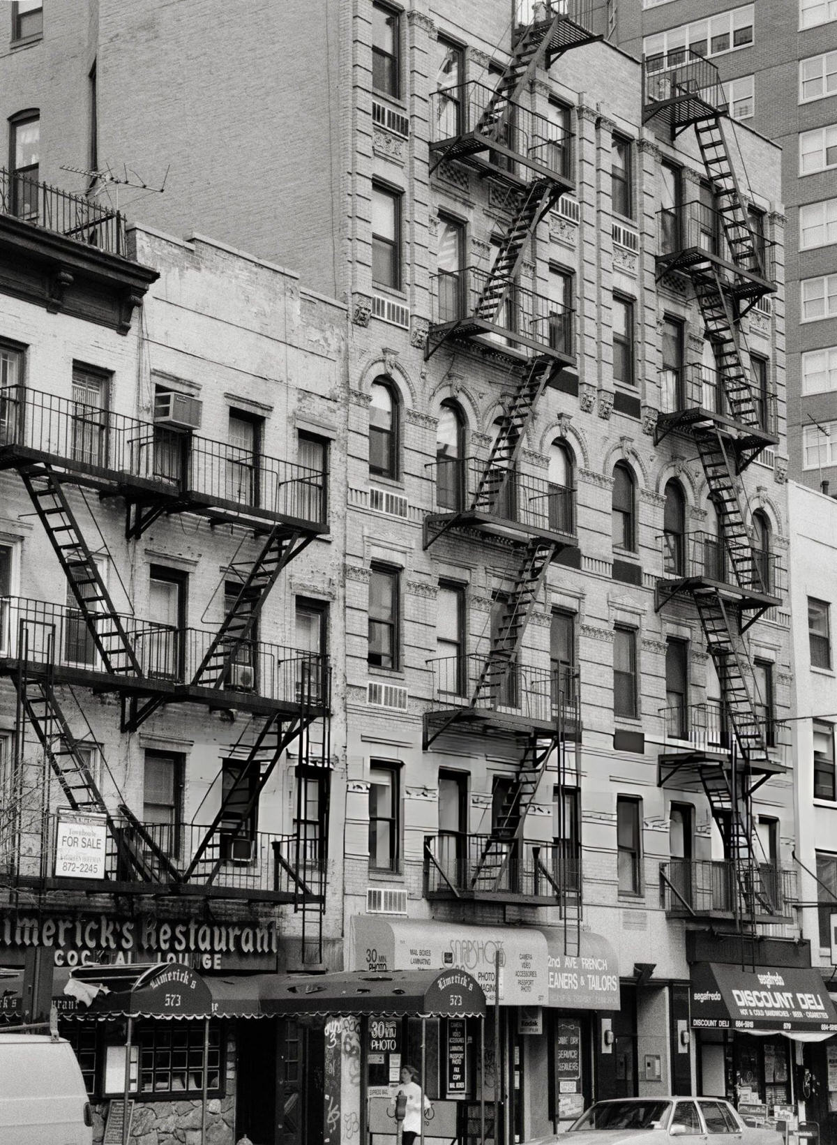 Street Scene In Greenwich Village, 1998.