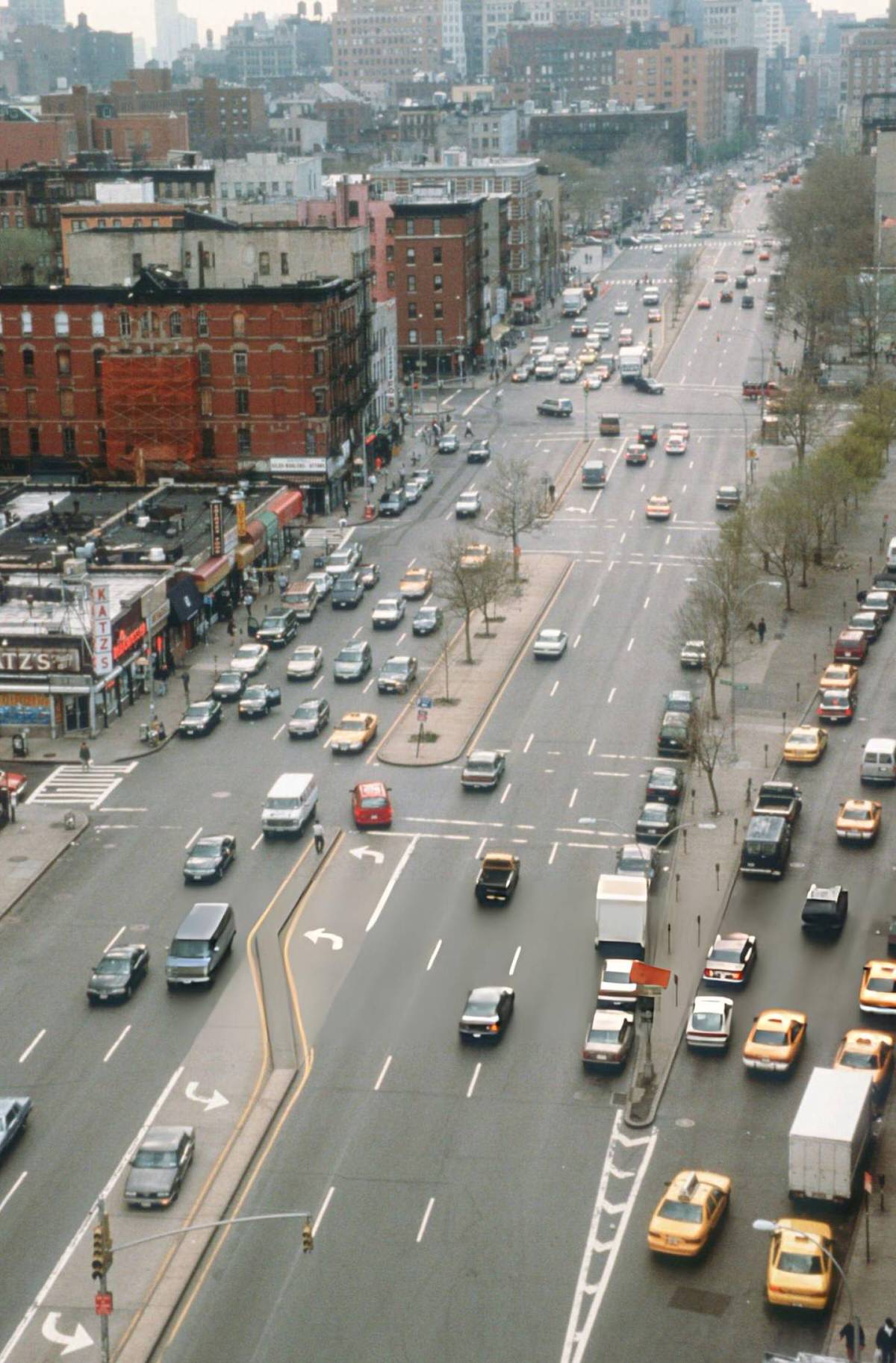 Traffic On Houston Street, East Village, 1998.