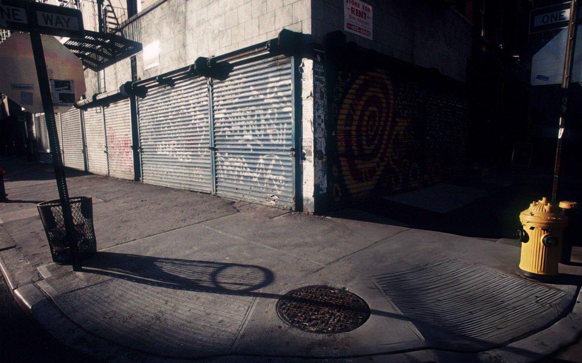 Graffiti On Security Gates In The East Village, 1998.