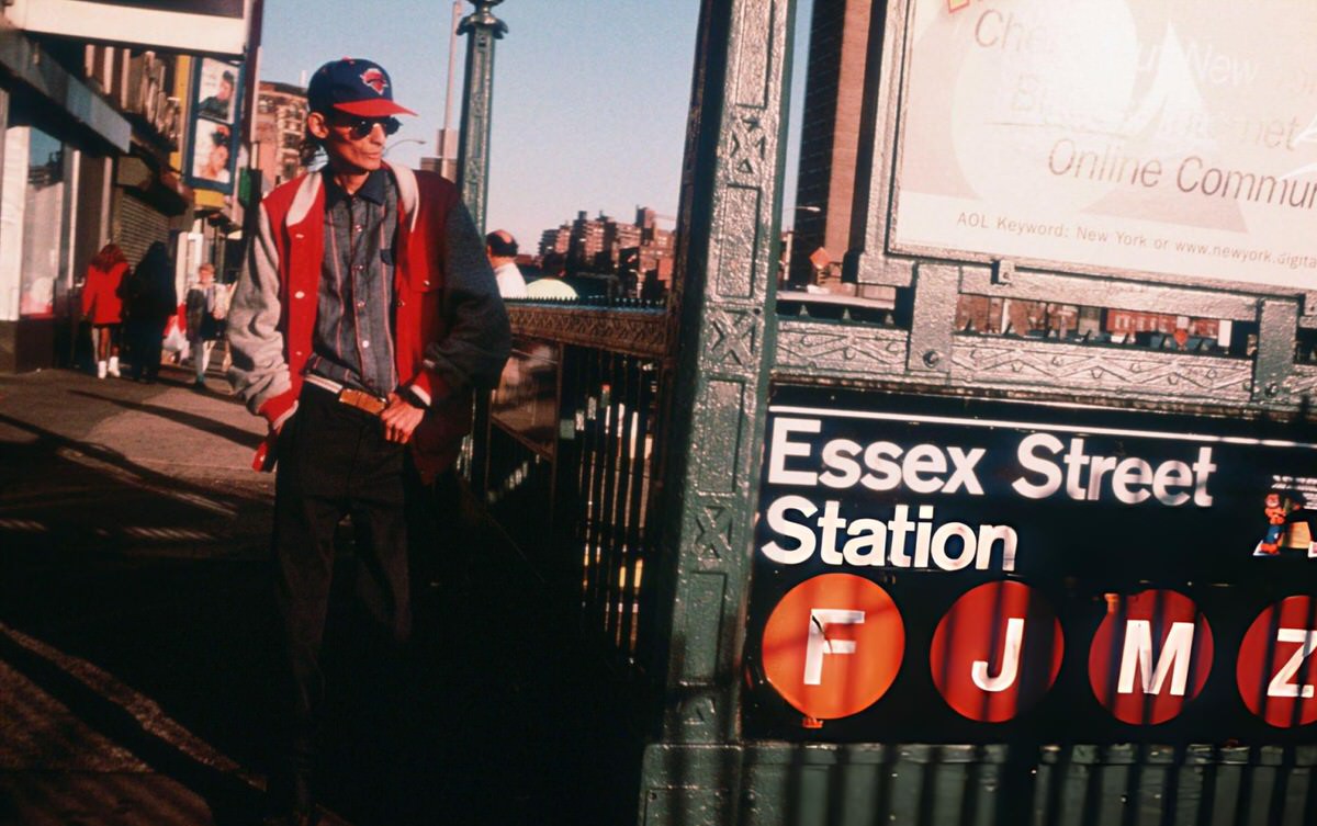 Man Near The Delancey Street Subway Entrance, East Village, 1998.