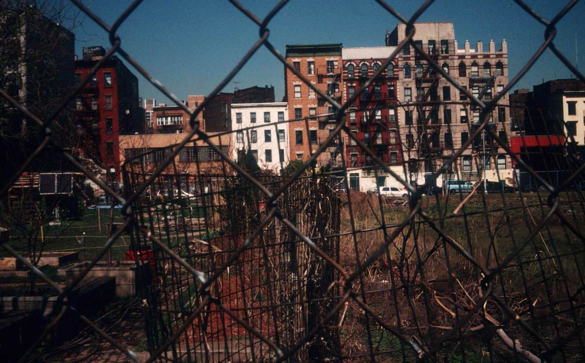Fence At The 11Th Street Community Garden, East Village, 1998.