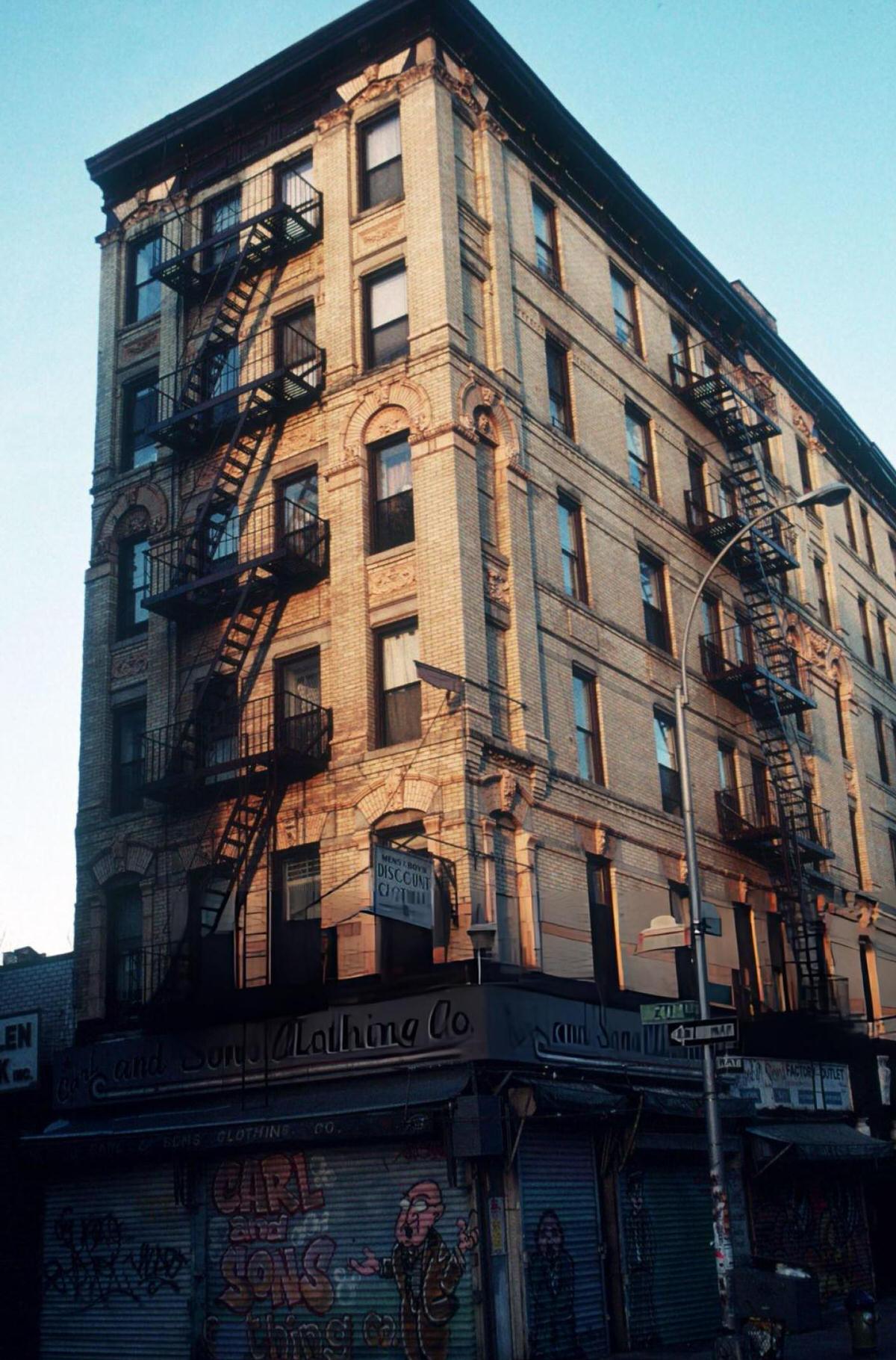 Old Tenement Building On Orchard Street, East Village, 1998.