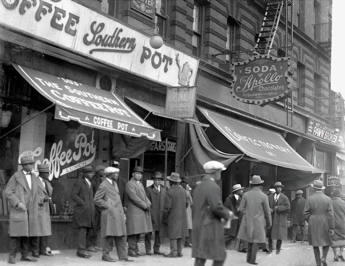 Harlem Street Scene, 1920S.