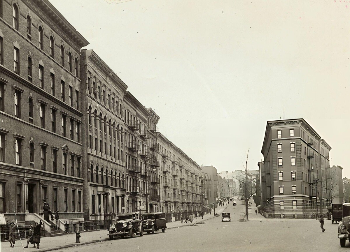 St. Nicholas Avenue, Harlem, 1920.