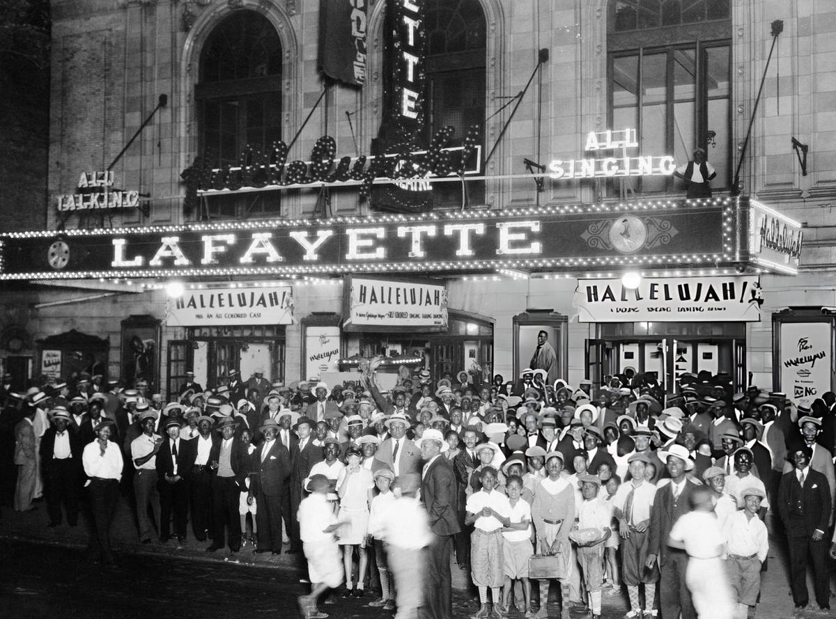 Audience Outside The Lafayette Theater For The Film Hallelujah!, Harlem, 1929.