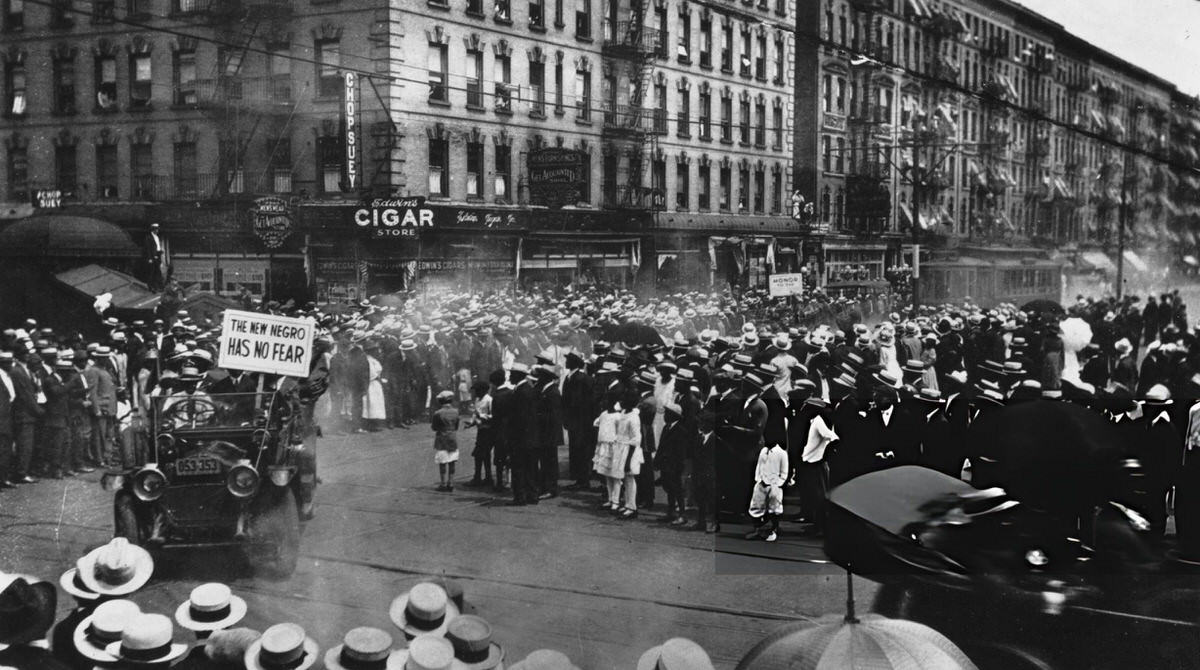 United Negro Improvement Association Parade With A Car Displaying A &Amp;Quot;The New Negro Has No Fear&Amp;Quot; Sign, Harlem, 1920.