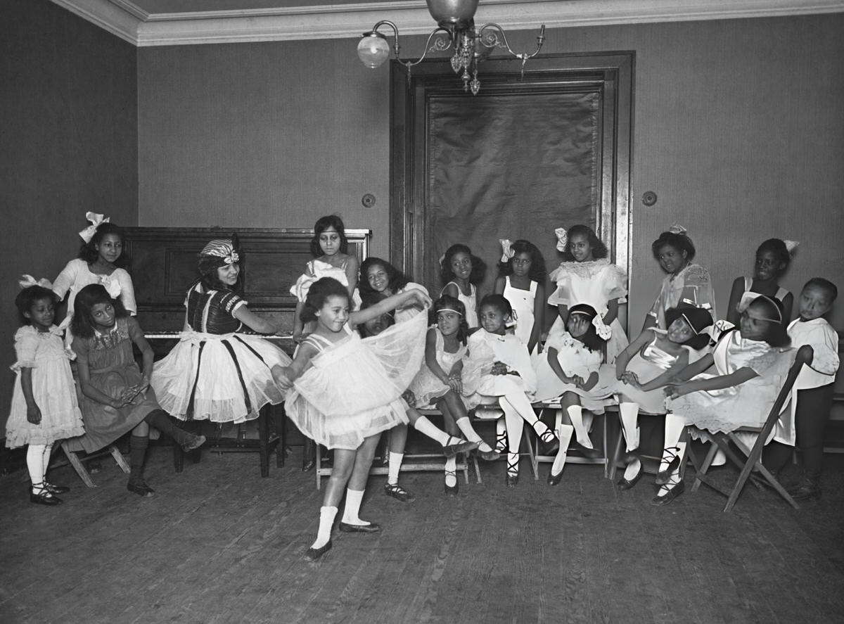 Young Girl Dancing At The North Harlem Community Club, 1920.
