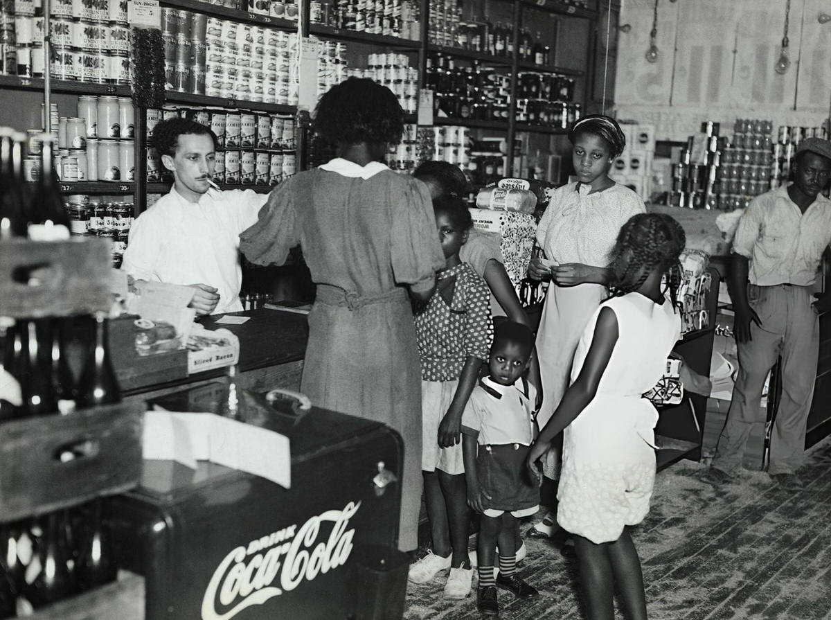 Interior Of A Delicatessen In Harlem, New York.
