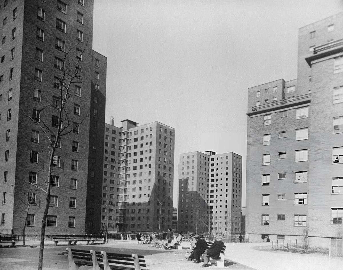 James Weldon Johnson Housing Project At 112Th Street And Lexington Avenue, Harlem.