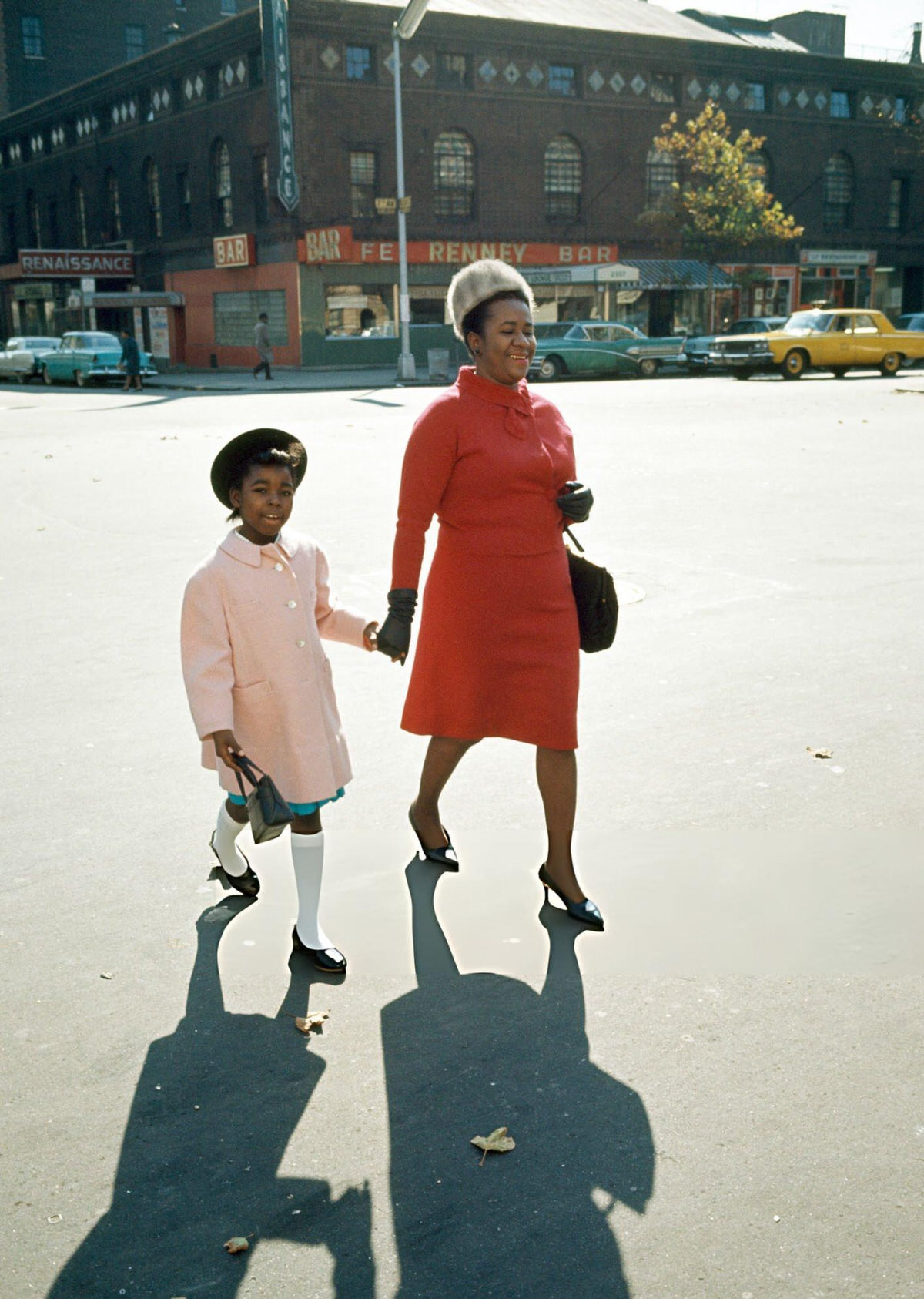 Mother And Daughter Walking To Church On A Sunday Morning, Harlem, 1965.