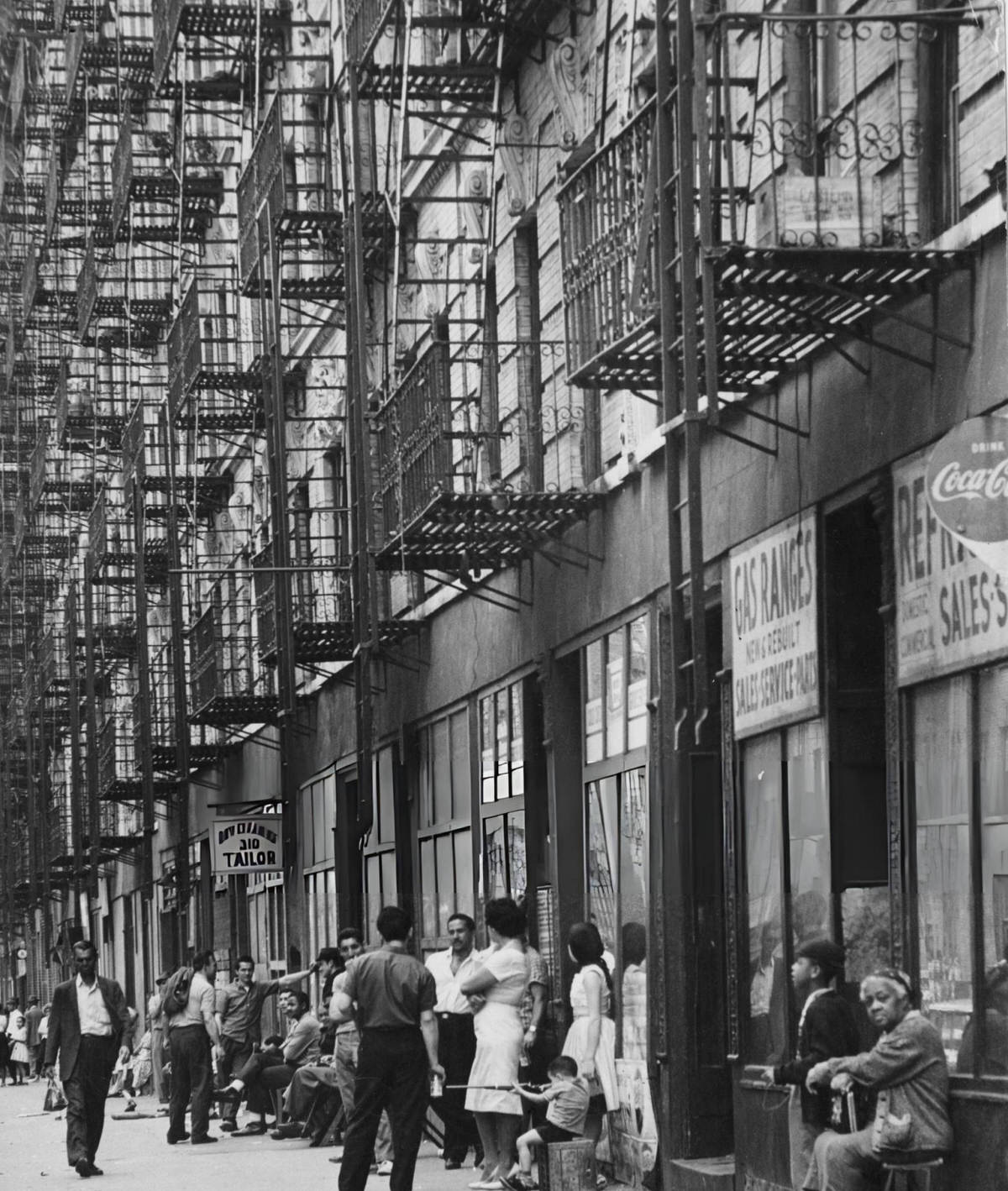 Street In Spanish Harlem, 1960.