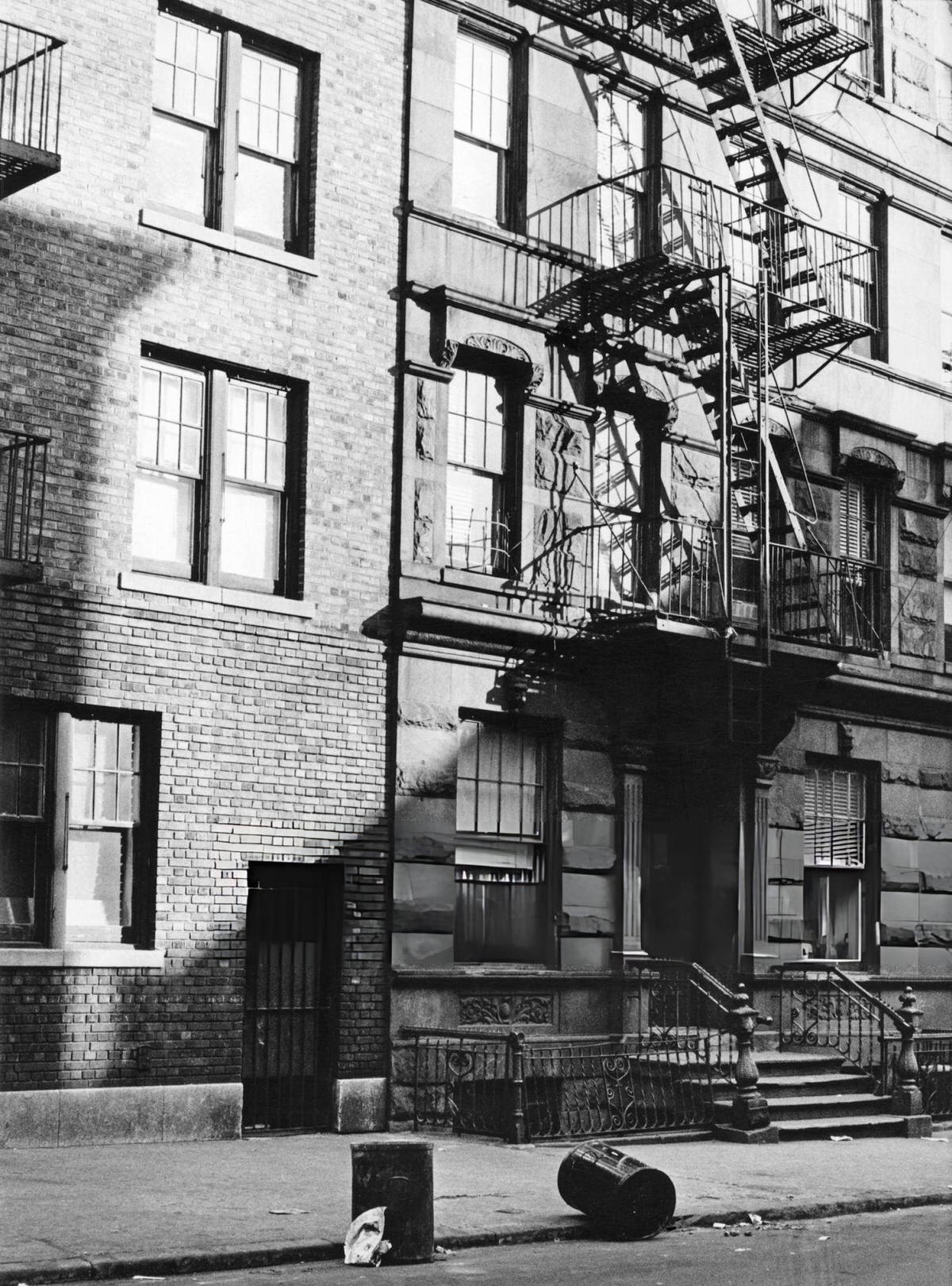Fire Escape In Harlem, 1960.
