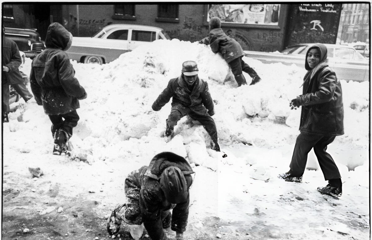 Boys In The Snow, Harlem, 1960.