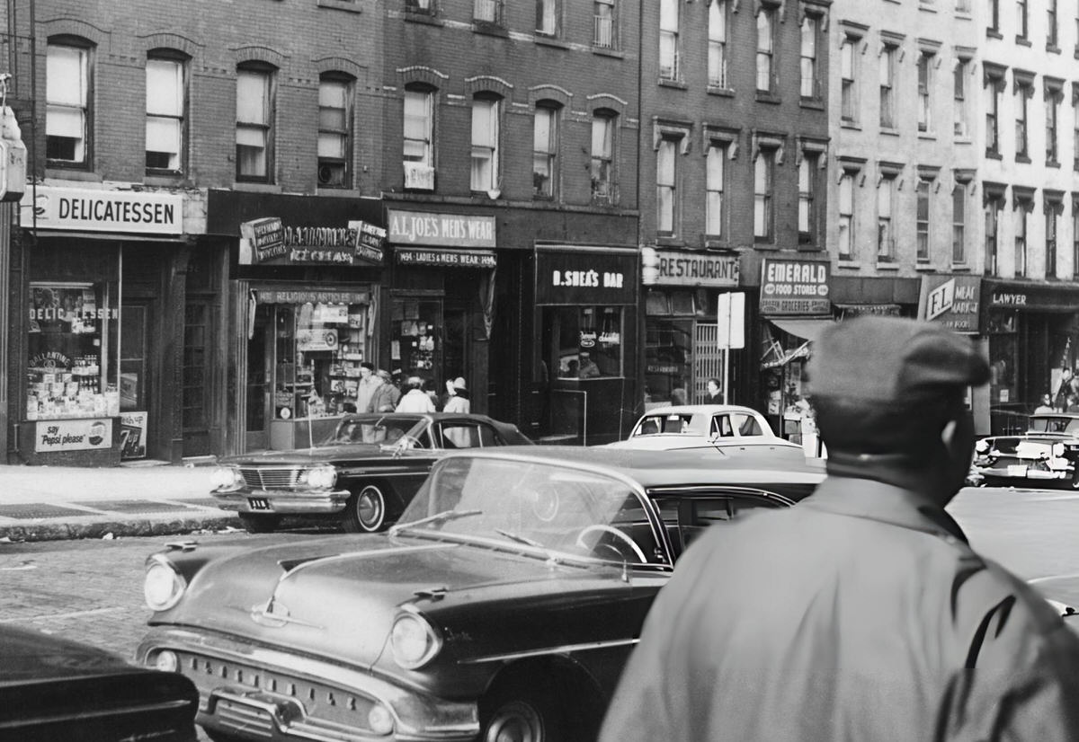 Street Scene In Harlem, 1965.