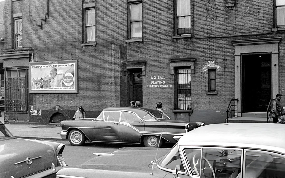 Street Scene In Harlem, 1963.