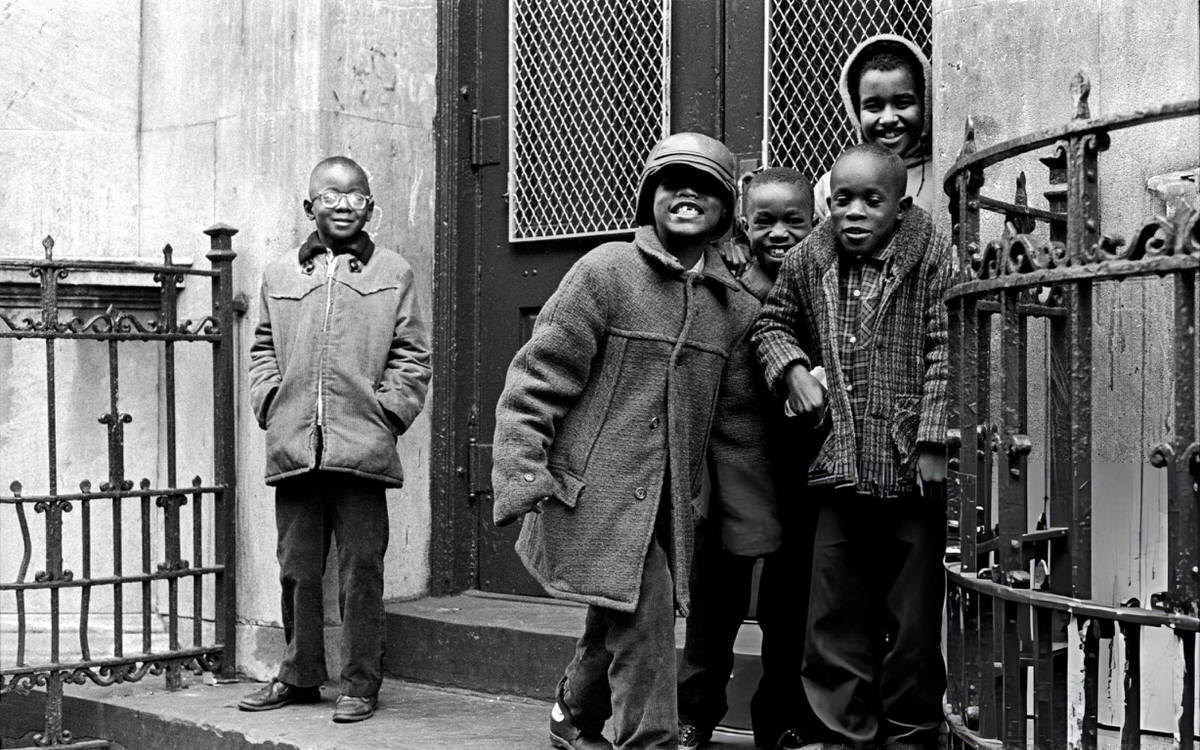 Children In Harlem, 1963.