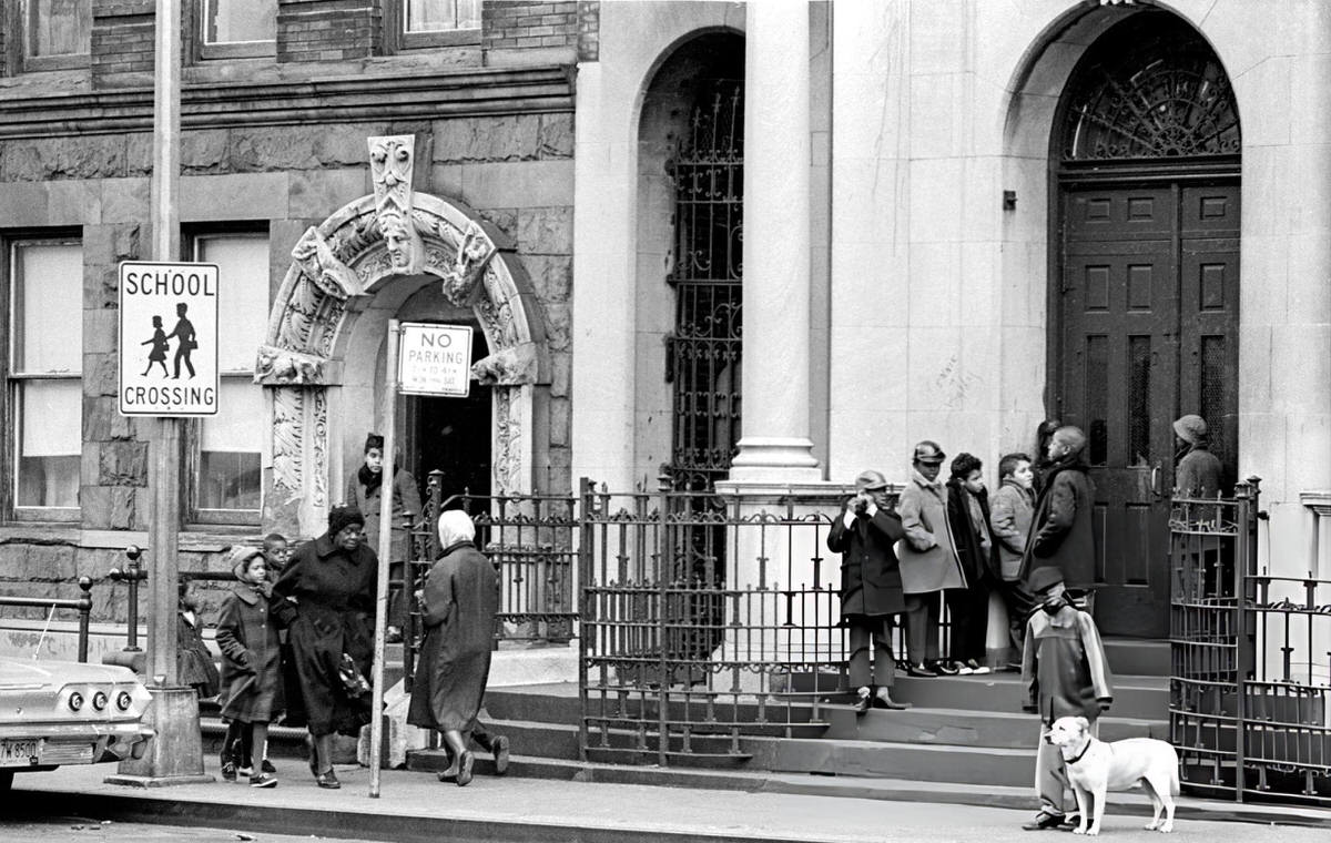 Children In A Doorway, Harlem, 1963.