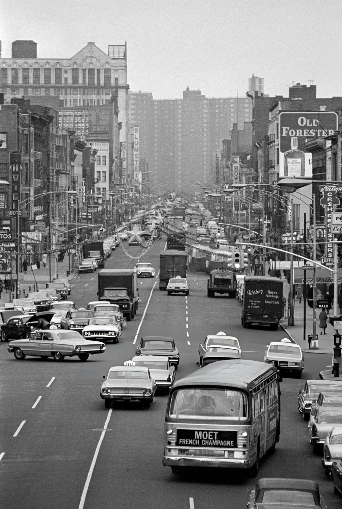 Street Scene In Harlem, 1963.