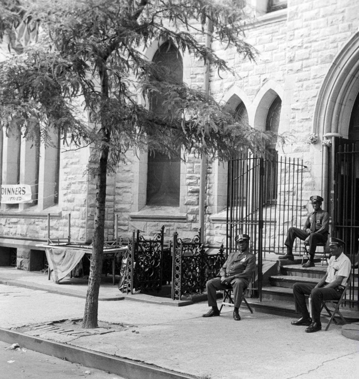 Safety Measures In Harlem Churches, 1970S.