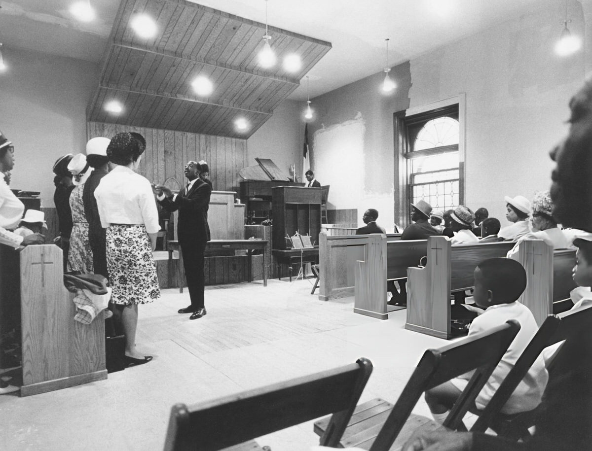 Residents During A Church Service, Harlem, 1970.