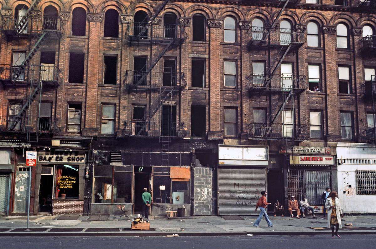 Street In Harlem, 1978.