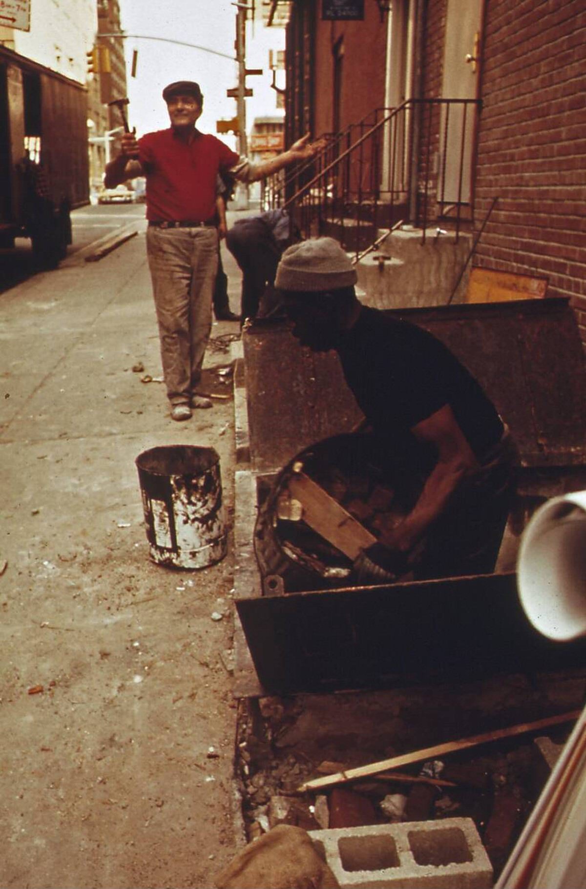 Alley In Harlem, 1973.