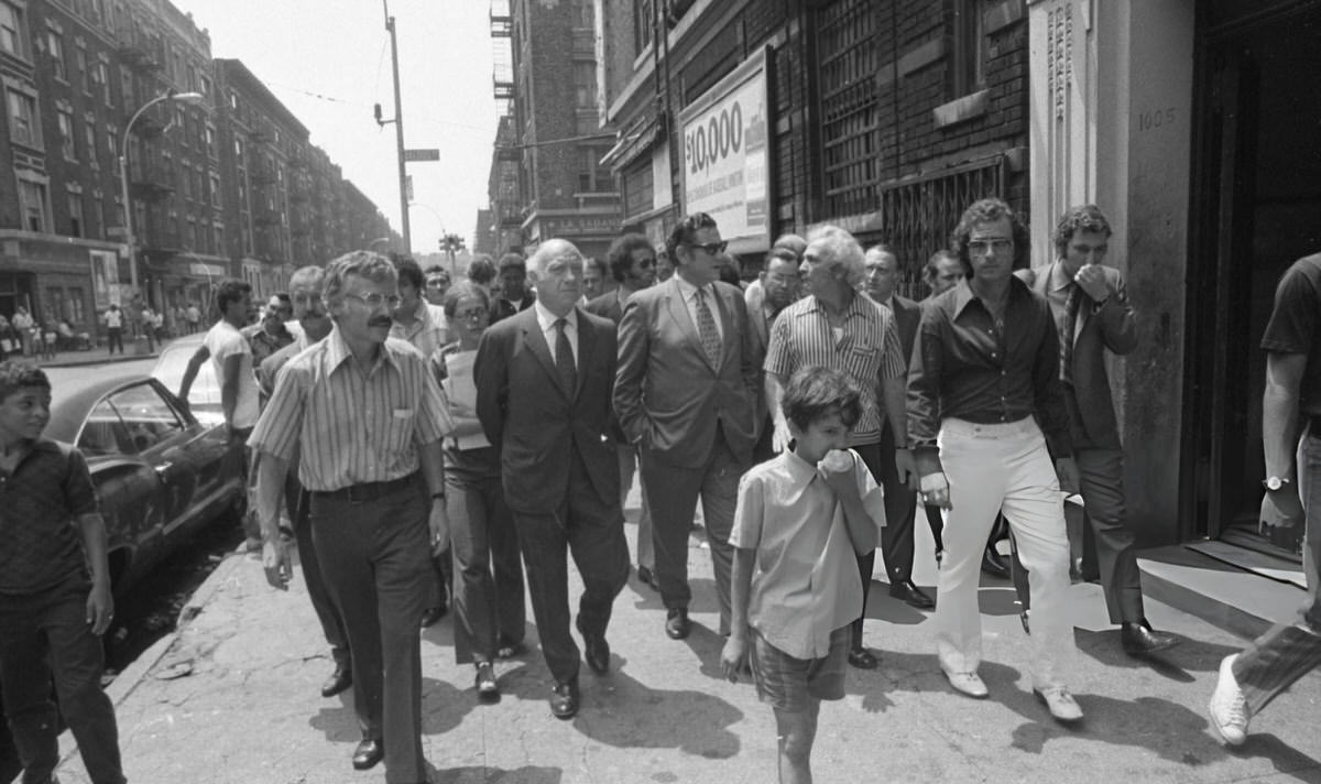 Senators Touring The Drug Scene In Harlem, 1971.
