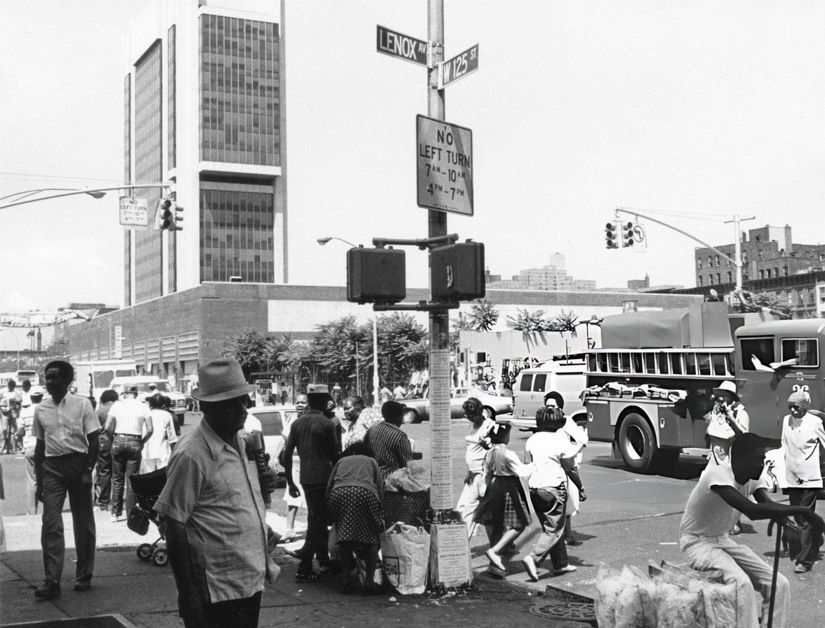 Corner Of Lenox Avenue And 125Th Street, Harlem, 1985.